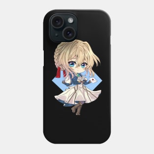 Chibi Violet Evergarden Fanart! Phone Case