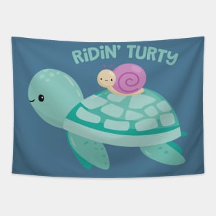 Riding Turty Tapestry