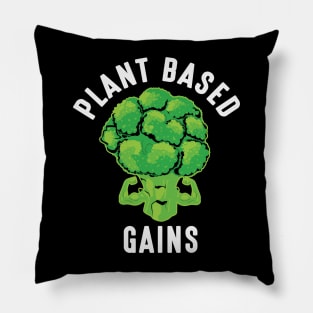 Plant Based Gains Pillow