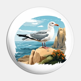 Cute Seagull Pin