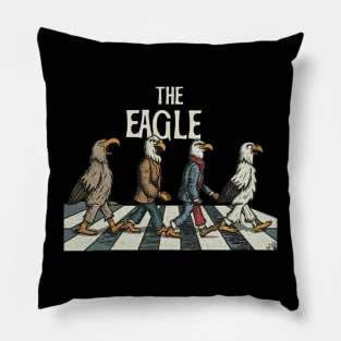 the eagles band retro Pillow