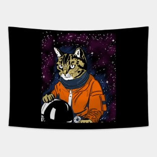 cat space Tapestry