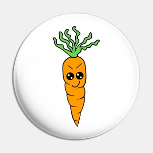 CARROT Art Funny Carrot Pin