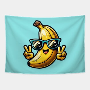 Funny Cool Banana Tapestry