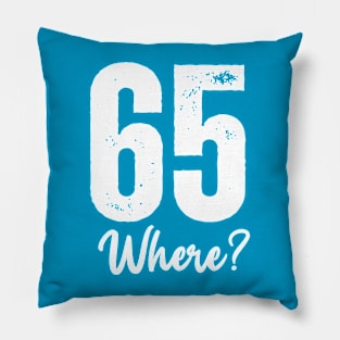 Happy 65th Birthday Pillow