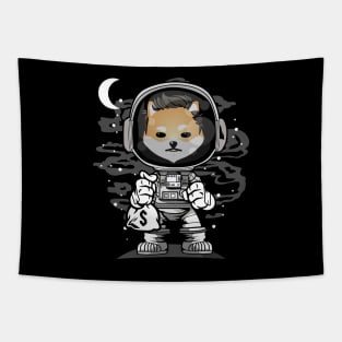 Astronaut Dogelon Mars Coin To The Moon Crypto Token Cryptocurrency Wallet Birthday Gift For Men Women Kids Tapestry