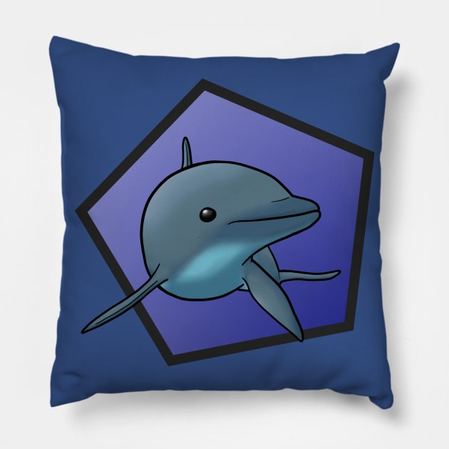 Dolphin Pillow by VanumChan