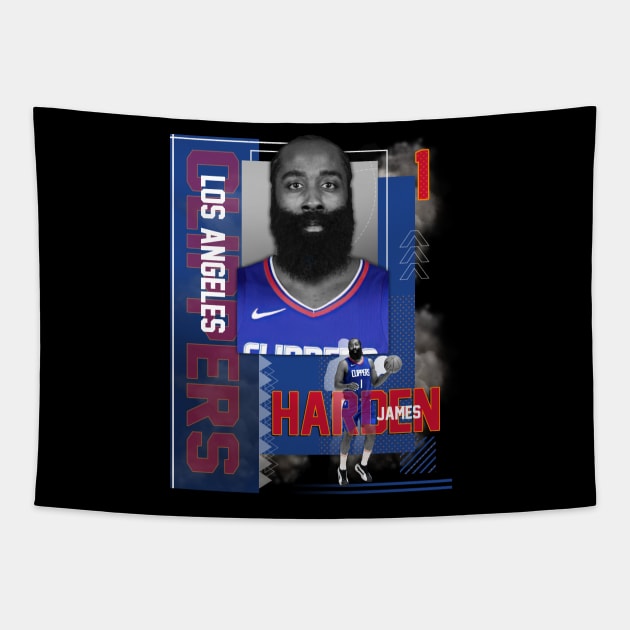 Los Angeles Clippers James Harden 1 Tapestry by today.i.am.sad