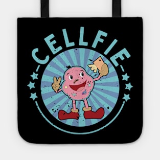 Cellfie Funny Biology Pun Tote