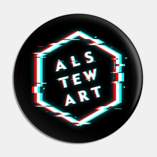 AL STEWART POLYGON GLITCH Pin