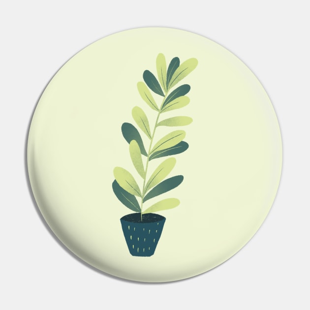Green Plant Pin by Rania Younis