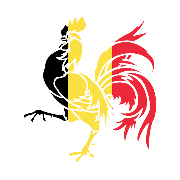 Belgium Rooster by Wickedcartoons