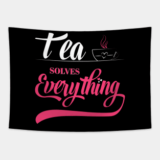 Tea Solves Everything Tapestry