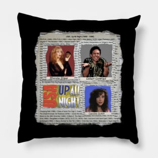 USA Up All Night Pillow