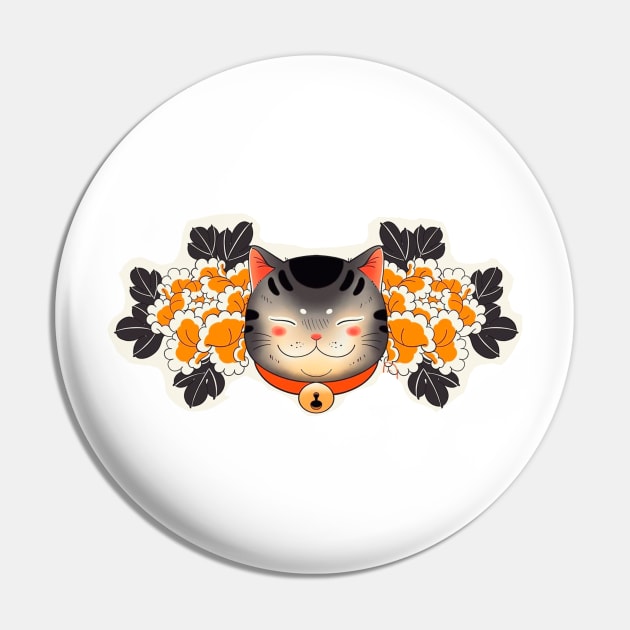 gato con flores Pin by Vekonn