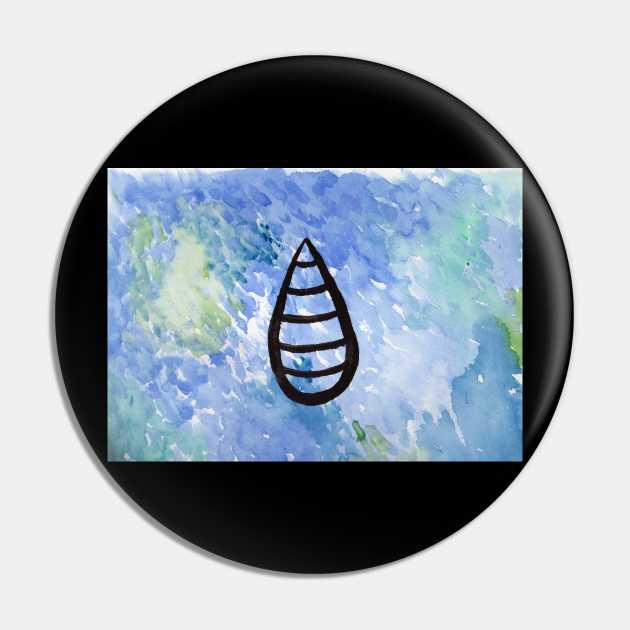 Raindrop Pin by lindaursin