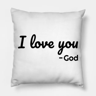 I Love You - God Pillow