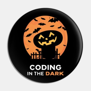 Minimalist Halloween - Coding in the Dark Pin