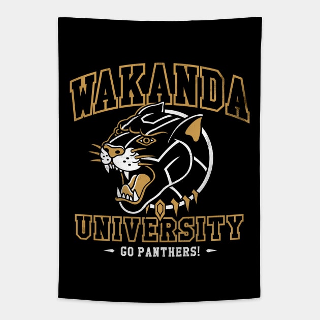 Wakanda University Tapestry by Nemons