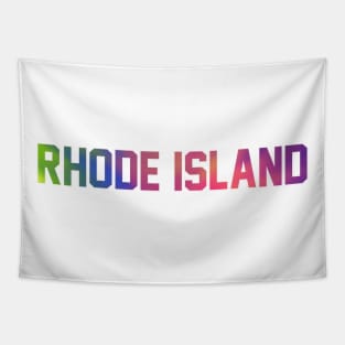 Rhode Island Tie Dye Jersey Letter Tapestry