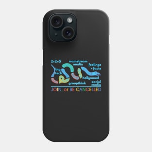 Join, or be cancelled Phone Case