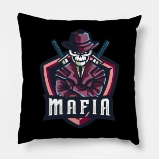 skull mafia Pillow