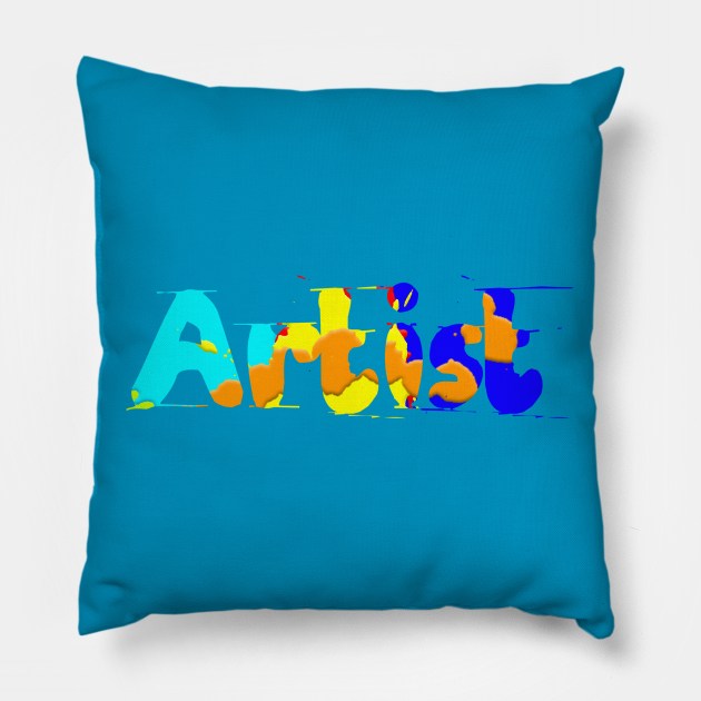 Artist Pillow by bluehair