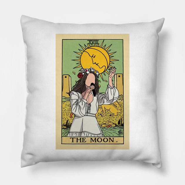 as-the-moon-lana-del-rey Pillow by claudia-stone