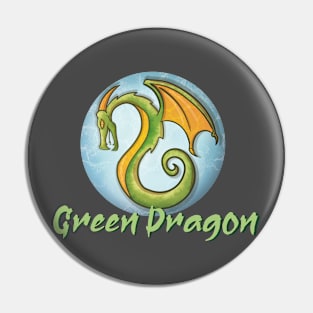 Green Dragon Pin