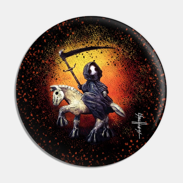 Death Rides a Pale Horse Pin by LisaSnellings