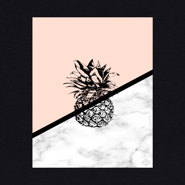 Pink And White Aesthetic Pineapple Pineapple Baseball T Shirt