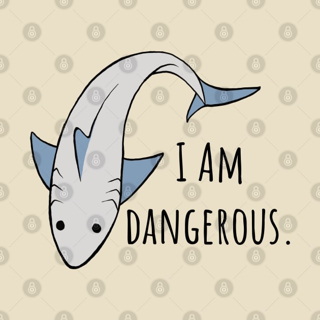 Shark is Dangerous by Caving Designs