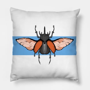 Rhino Beetle Pillow