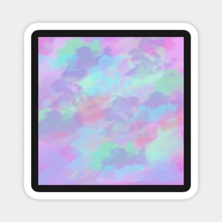 Pastel SkyDye Magnet