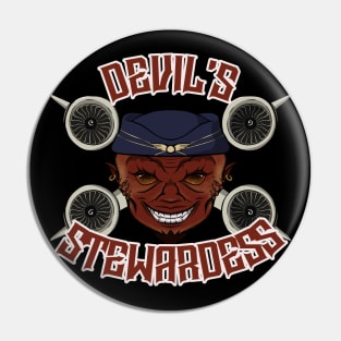 Devil's Stewardess Pin