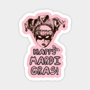 HAPPY MARDI GRAS Magnet