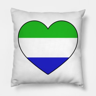 Heart - Sierra Leone Pillow