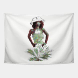 Woman clothes Tapestry