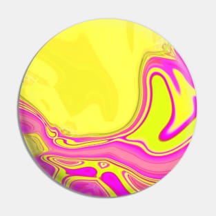 1980s preppy abstract colorful pink yellow swirls Pin