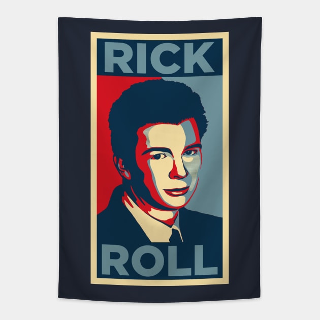 RICK ROLL Hope - Rickroll - Sticker