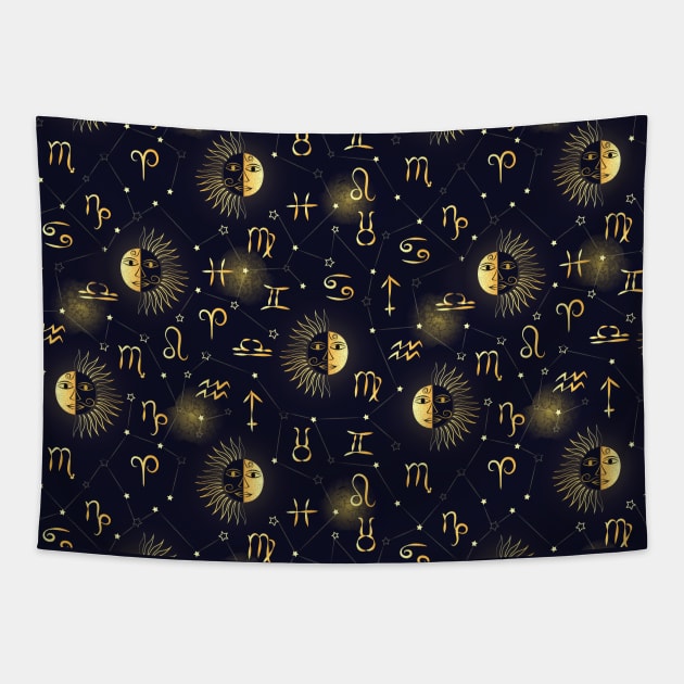 Astrology Tapestry by Artypeaches