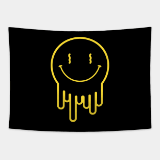 ACID HOUSE - smiley 90s yellow edition Tapestry