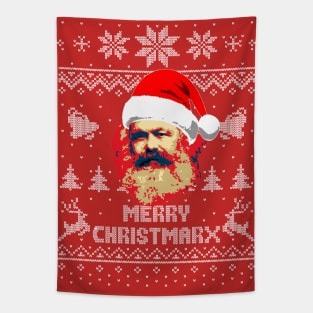 Karl Marx Merry Christmas Tapestry