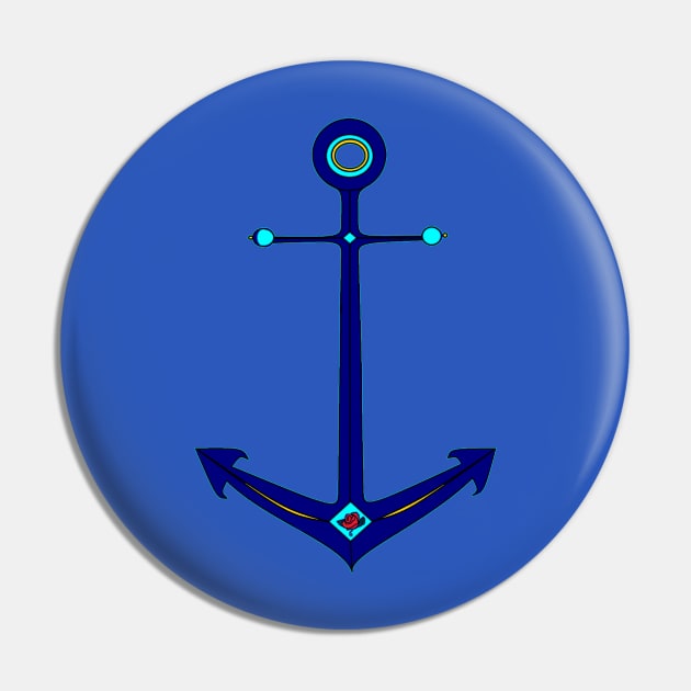 Nautical Anchor Pin by YudyisJudy