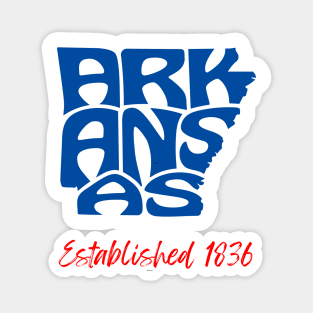 Arkansas Established 1836 Magnet