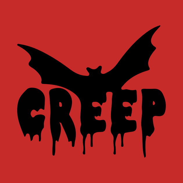 Creep Bat Gothic Aesthetic Grunge Vampiric Punk Halloween by Prolifictees