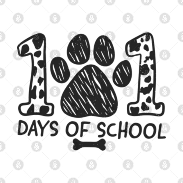 101 Days Of School Dalmatian Dog by JanaeLarson