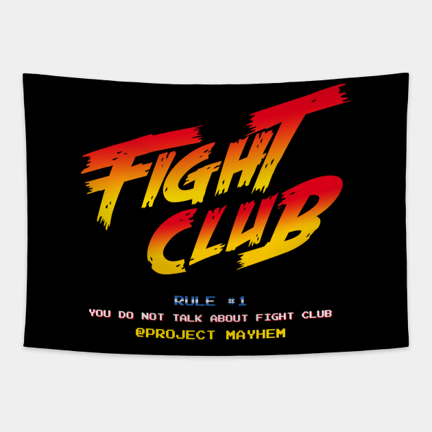 Fight Club Tapestry by Melonseta