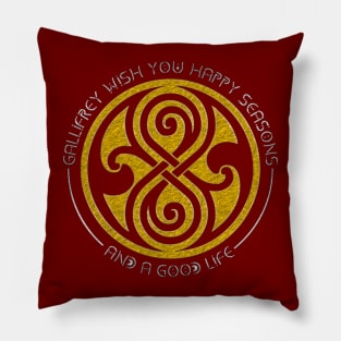 Gallifrey Wish You Happy Seasons And A Good Life 1 Pillow