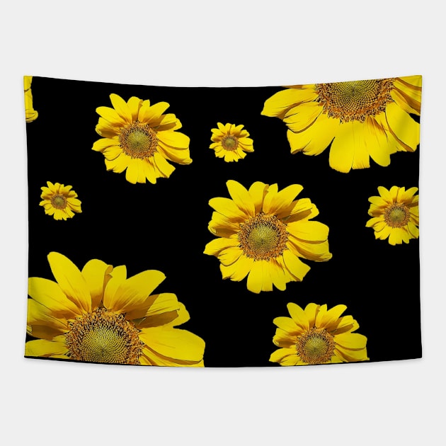 Sunflowers Beauty Tapestry by Rosemarie Guieb Designs